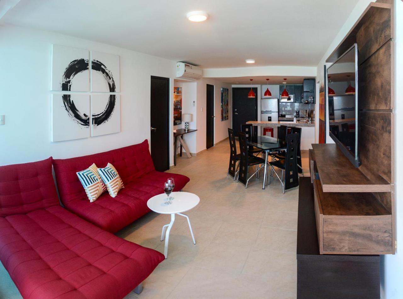 Lindo Departamento Al Pie De Playa Edificio Torre Oceanica Apartment ซาลีนาส ภายนอก รูปภาพ