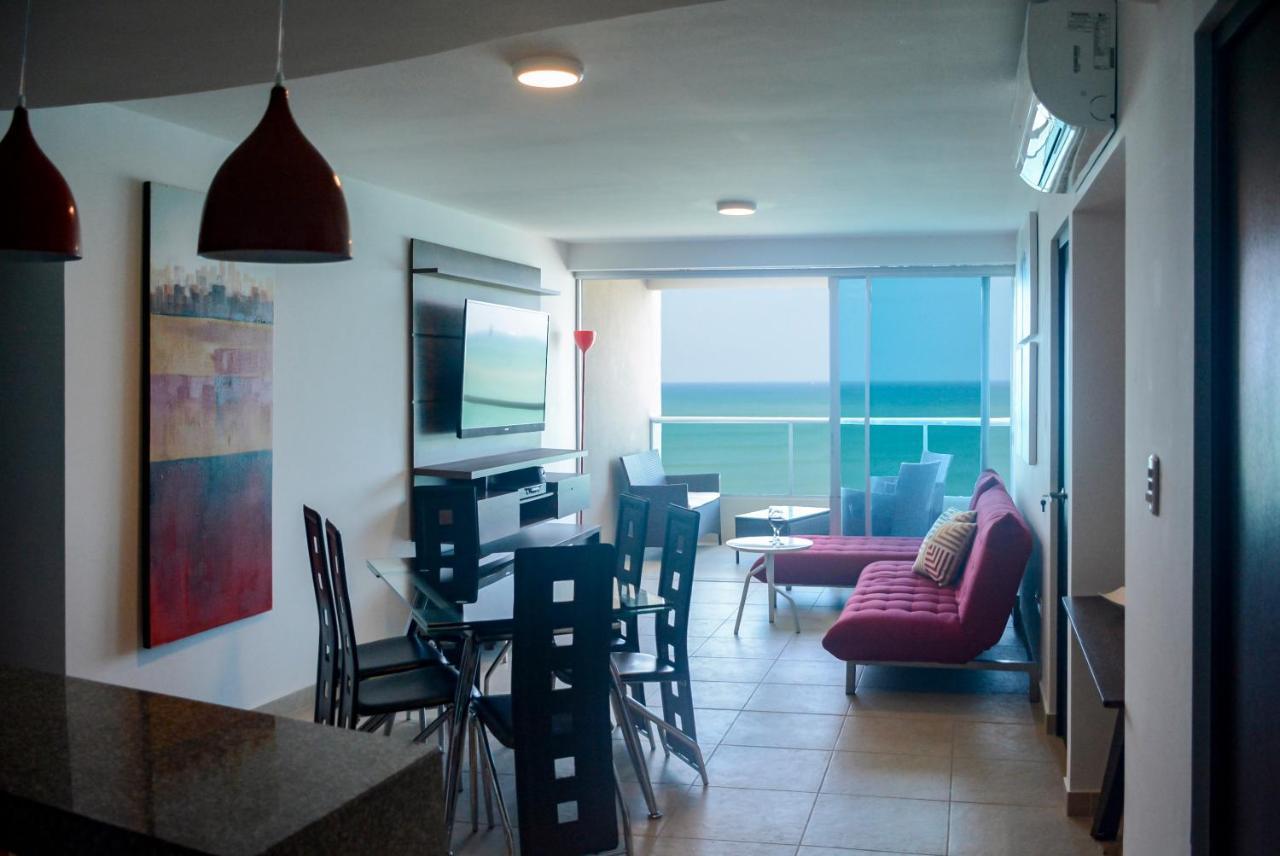 Lindo Departamento Al Pie De Playa Edificio Torre Oceanica Apartment ซาลีนาส ภายนอก รูปภาพ