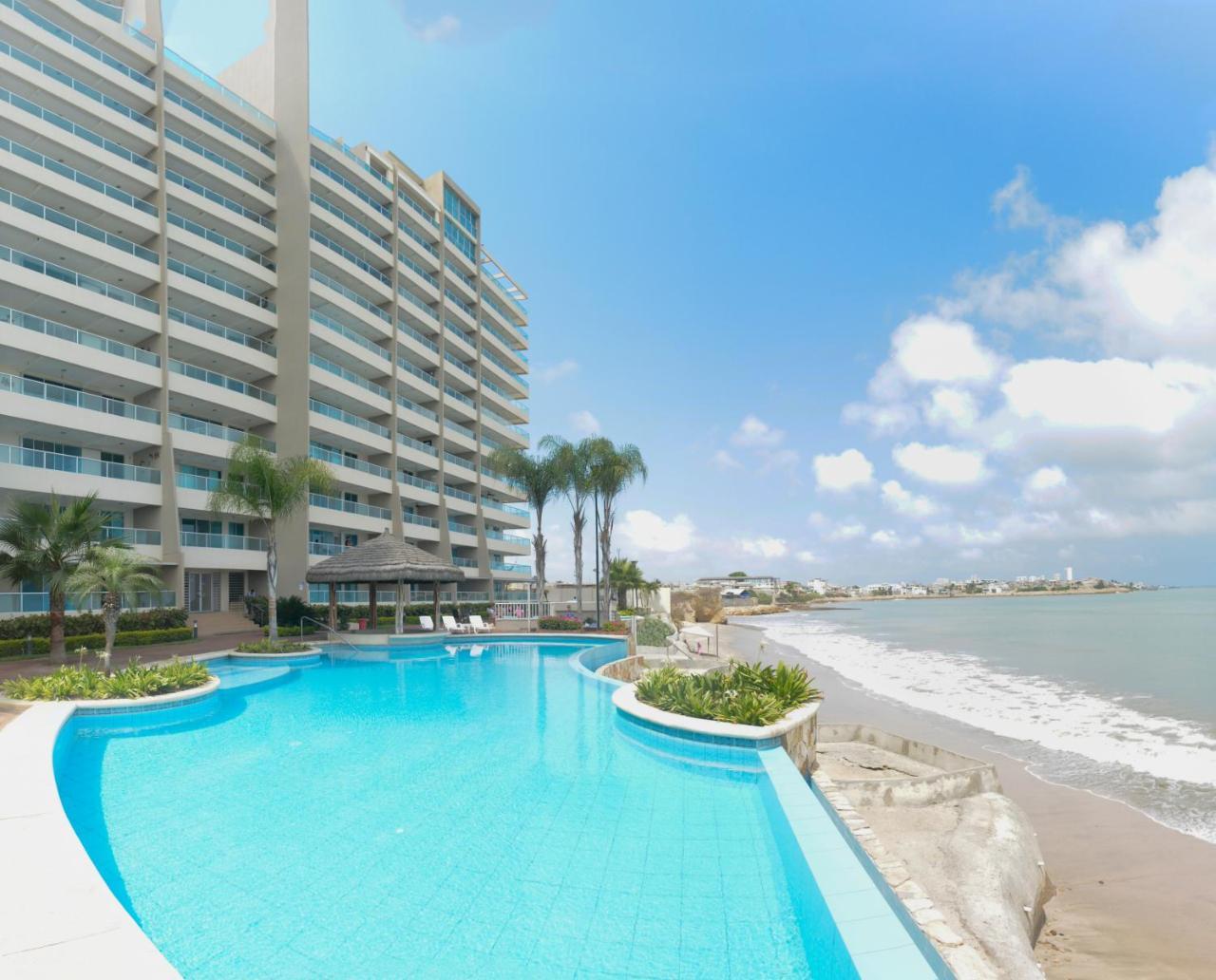 Lindo Departamento Al Pie De Playa Edificio Torre Oceanica Apartment ซาลีนาส ภายนอก รูปภาพ