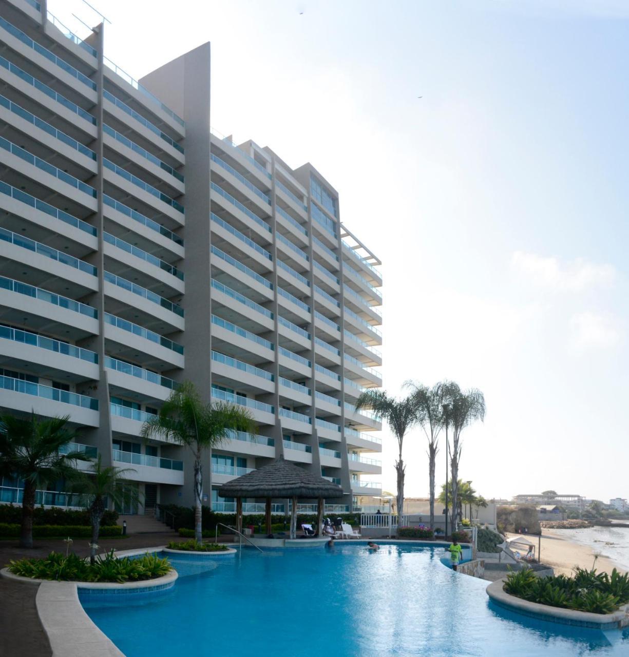 Lindo Departamento Al Pie De Playa Edificio Torre Oceanica Apartment ซาลีนาส ภายนอก รูปภาพ